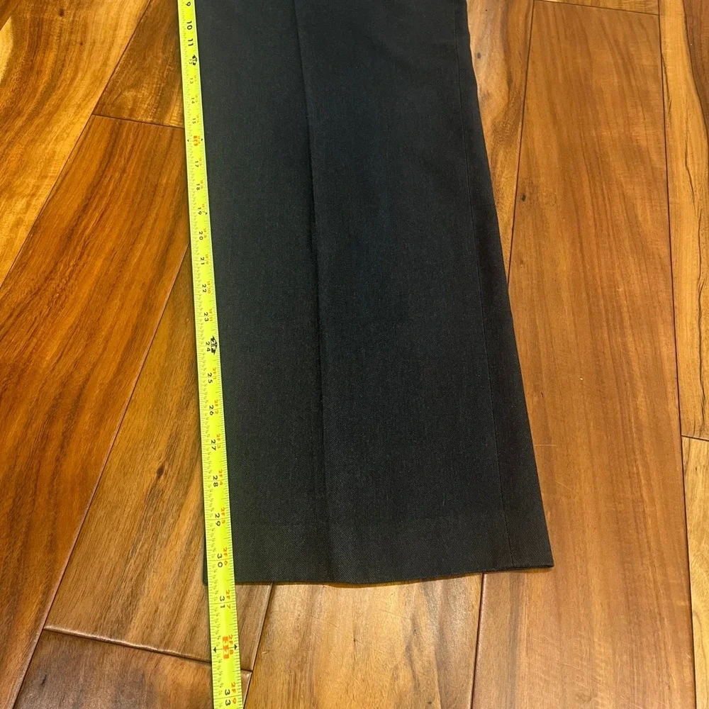 Lauren Ralph Lauren Dress Pants Mens 38x32 Black Flat Front Polyester‎ Rayon
